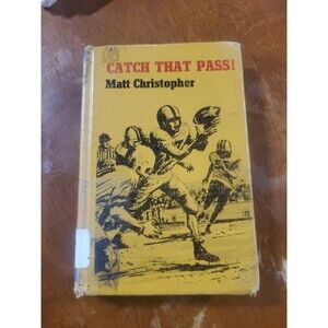 Vintage - Catch That Pass! Matt Christopher HC copyright 1959